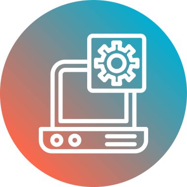 seo modern simgesinin vektör illüstrasyonu