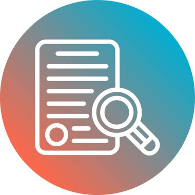 belge simgesi vektör illüstrasyonu