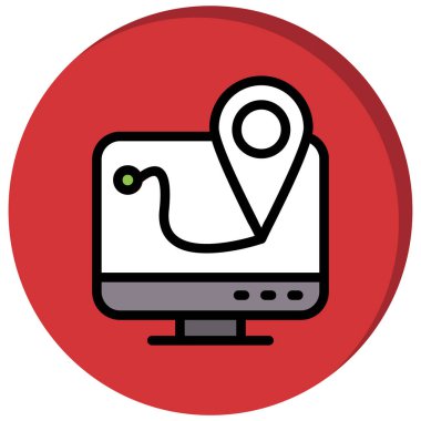 seo modern simgesinin vektör illüstrasyonu