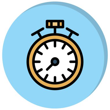 Kronometre Web simgesi basit tasarım