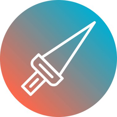 Kalem. Web simgesi basit illüstrasyon