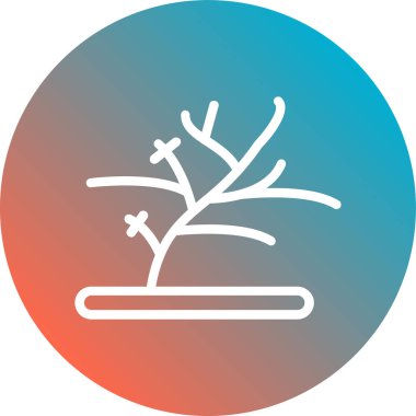 ağaç simgesi vektör illüstrasyonu