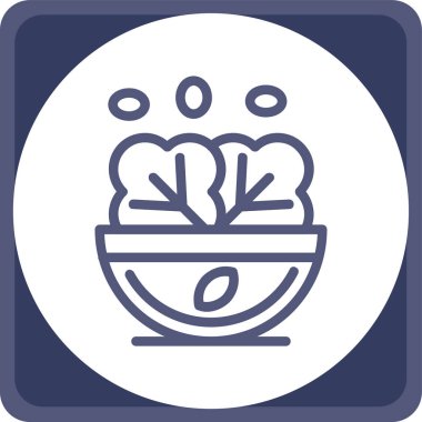 Gıda simgesinin vektör illüstrasyonu