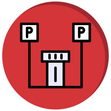 Trafik ışıkları düz kutsal kişilerin resmi, vektör, illüstrasyon