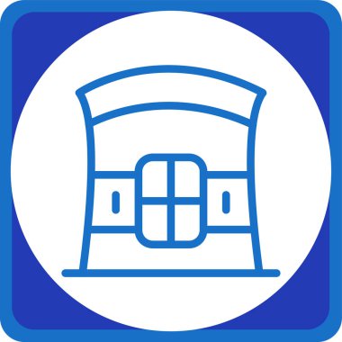 kapı simgesi vektör illüstrasyonu