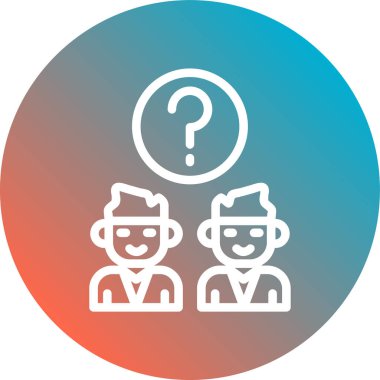 insanlar simge vektör illüstrasyonu