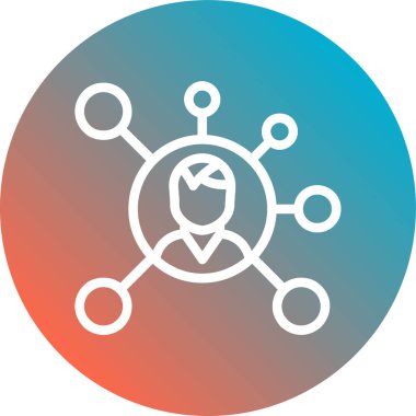 seo modern simgesinin vektör illüstrasyonu