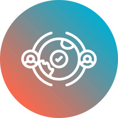 seo modern simgesinin vektör illüstrasyonu