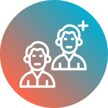 İnsan simgesinin vektör illüstrasyonu