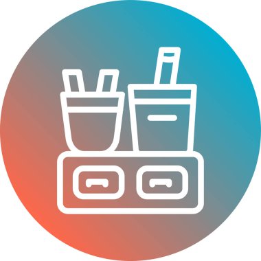 Gıda simgesinin vektör illüstrasyonu