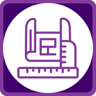 Yapı ve onarım simgesinin vektör illüstrasyonu