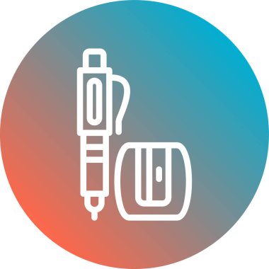 Modern simgenin vektör illüstrasyonu