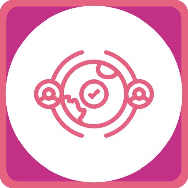 seo modern simgesinin vektör illüstrasyonu