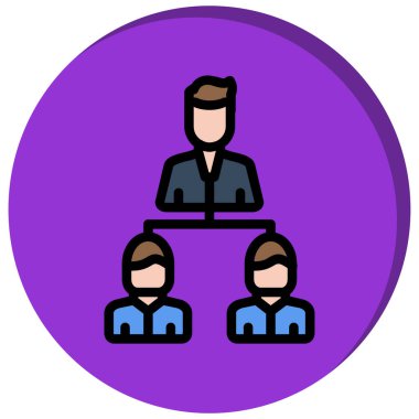 İnsan simgesinin vektör illüstrasyonu