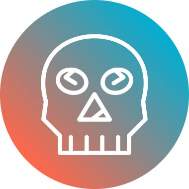 Cadılar Bayramı. Web simgesi basit illüstrasyon