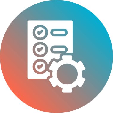 vektör ayarı simgesi, vektör illüstrasyonu