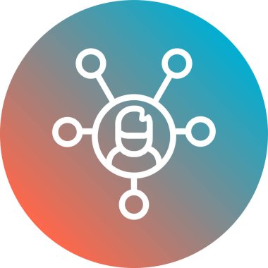 seo modern simgesinin vektör illüstrasyonu