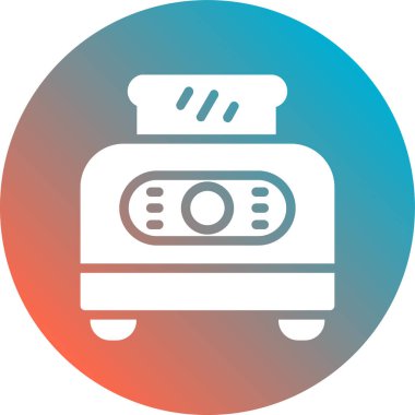 Simge vektör çizim gaz sobası