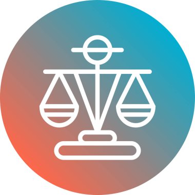 Adaletin vektör çizimi