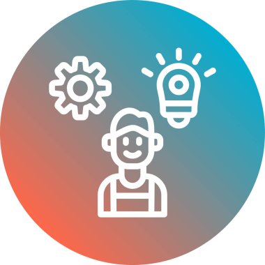 seo modern simgesinin vektör illüstrasyonu