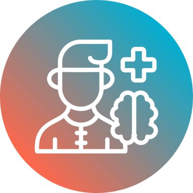 doktor vektör simgesi modern basit illüstrasyon