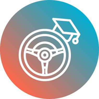 Araba modern simgesinin vektör illüstrasyonu