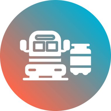 Modern oto tamir simgesinin vektör illüstrasyonu