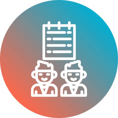 Belgesi olan bir adamın vektör simgesi