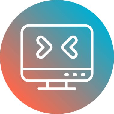 Web simgesi vektör illüstrasyonu