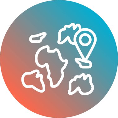 Vektör illüstrasyonu, simge ögesi arkaplanı