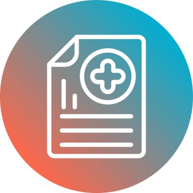 Tıbbi kitap vektör simgesi