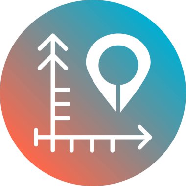 Yol işareti simgesinin vektör illüstrasyonu