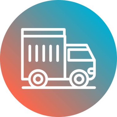 kamyon vektör çizim