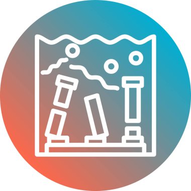 Vektör illüstrasyonu, modern simge