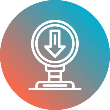 ok simgesi vektör illüstrasyonu