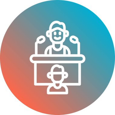 Seo simgesinin vektör illüstrasyonu