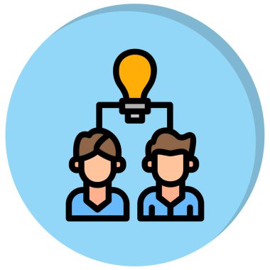 iş takımı simgesi, vektör illüstrasyon tasarımı