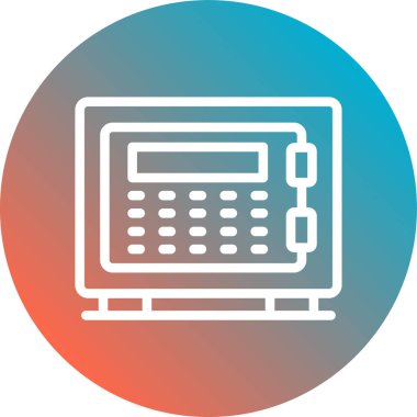 Bilgisayar kutsal kişilerin resmi. düz tasarım