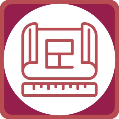 Modern b 'nin vektör illüstrasyonu eksik simgesi