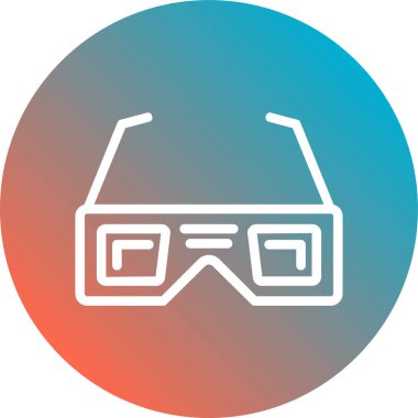 Modern simgenin vektör illüstrasyonu