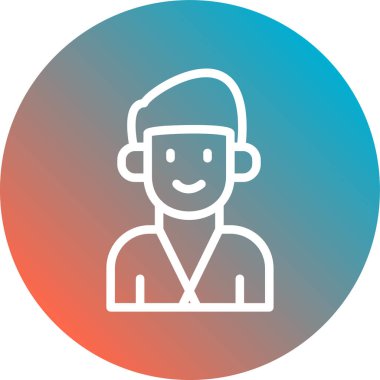 İnsan simgesinin vektör illüstrasyonu