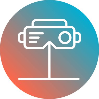 Kamera simgesinin vektör illüstrasyonu