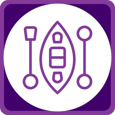 Bir bus simgesinin vektör illüstrasyonu