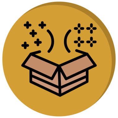 Çikolata. Web simgesi basit illüstrasyon