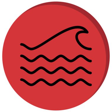 Kırmızı ve beyaz arkaplanın vektör çizimi