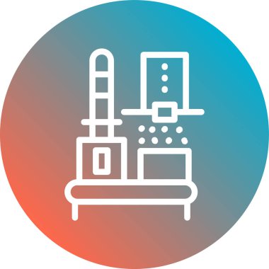 Modern simgenin vektör illüstrasyonu