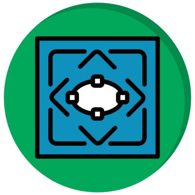 seo modern simgesinin vektör illüstrasyonu