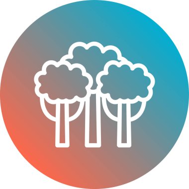 Bulut simgesi vektör illüstrasyonu