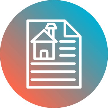 ev simgesi soyut arkaplanda izole edildi