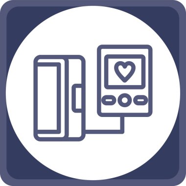 kalp simgesi, vektör illüstrasyonu